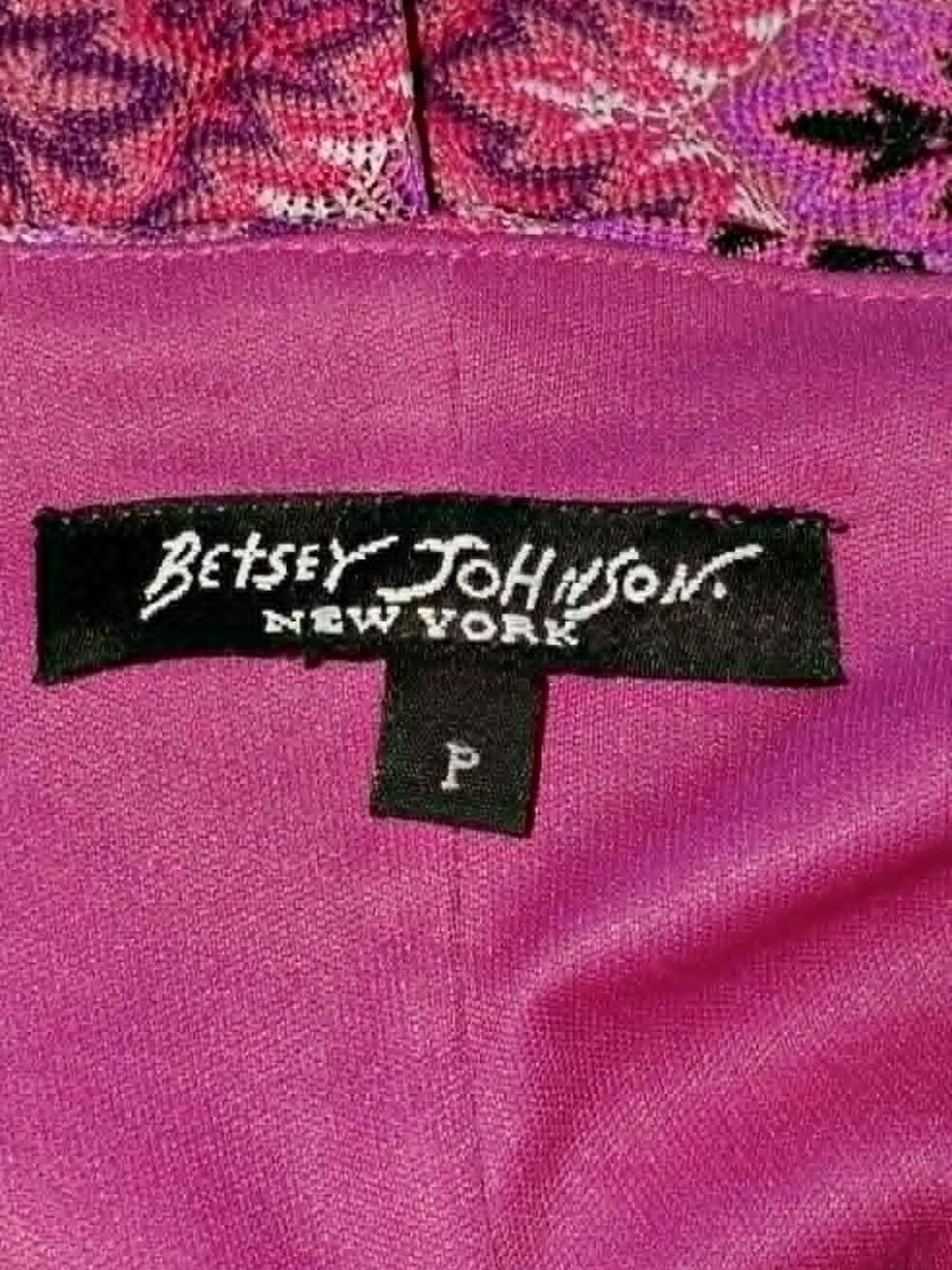 Betsey Johnson Vintage New York Y2K 90s Open Woven Knit Pink Midi Halter Dress S - Picture 14 of 16